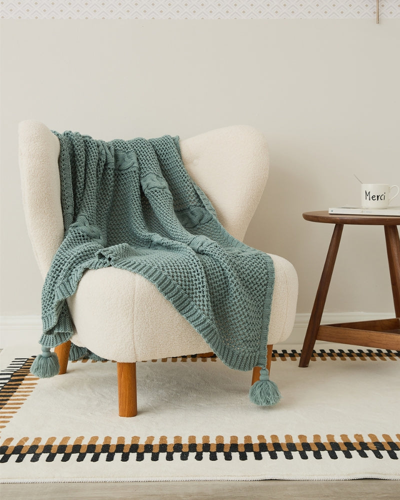 Plaid crochet moderne