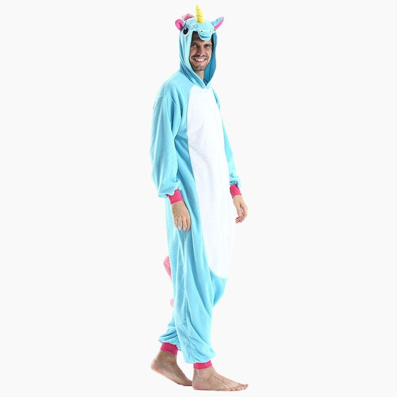 Pyjama licorne homme, combinaison pyjama licorne homme