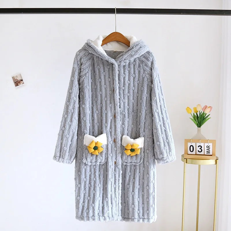 Robe de chambre shops en pilou femme