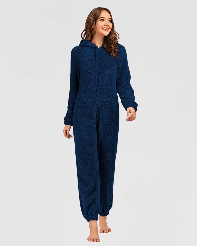 Pyjama pilou pilou combinaison bleu foncé pour femme • Tous en