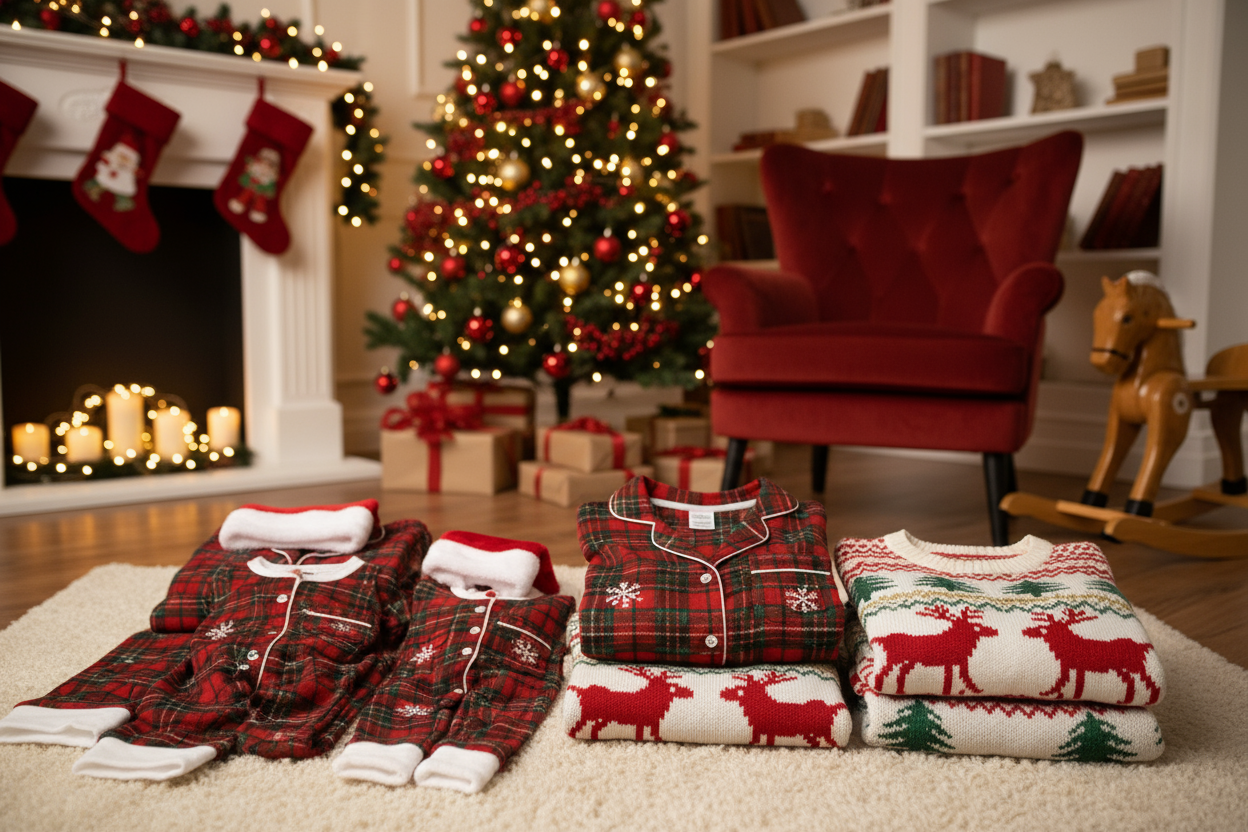 Looks coordonnés en famille ou en couple pour les fêtes