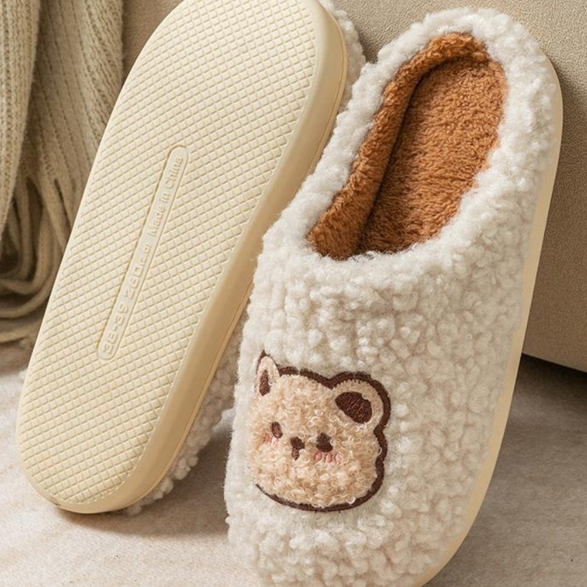 Chausson Pilou Pilou beige à motif