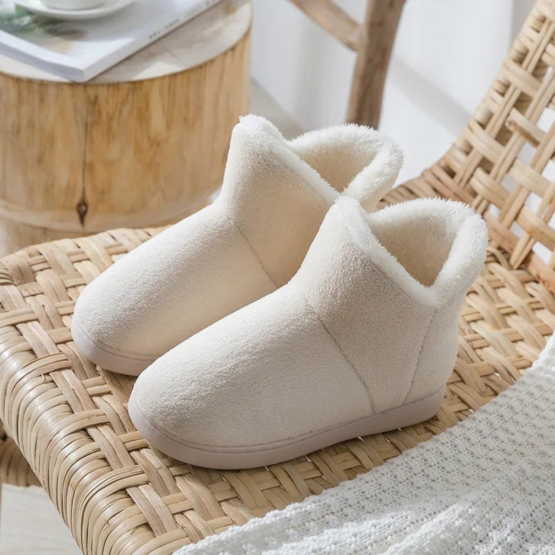 Chaussons Femme Hiver - Doublure Polaire Ultra Douce - Semelle Antidérapante - Confort Maison Chaud