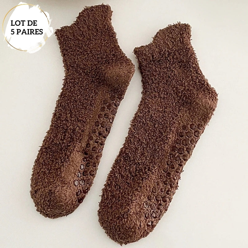 Chaussettes Pilou Pilou marron homme