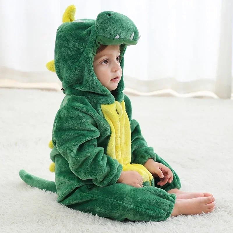 Pyjama 2 Pièces Enfant Garçon - Motif Planète Dinosaure, Manches Longues, Coton Doux | Pour Nuit, Maison, Loisirs Décontractés