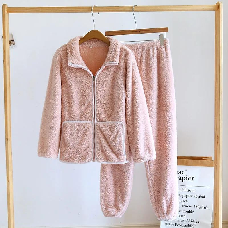 Pyjama Pilou Pilou épais rose femme