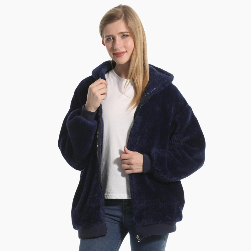 Veste Pilou Pilou bleu marine femme