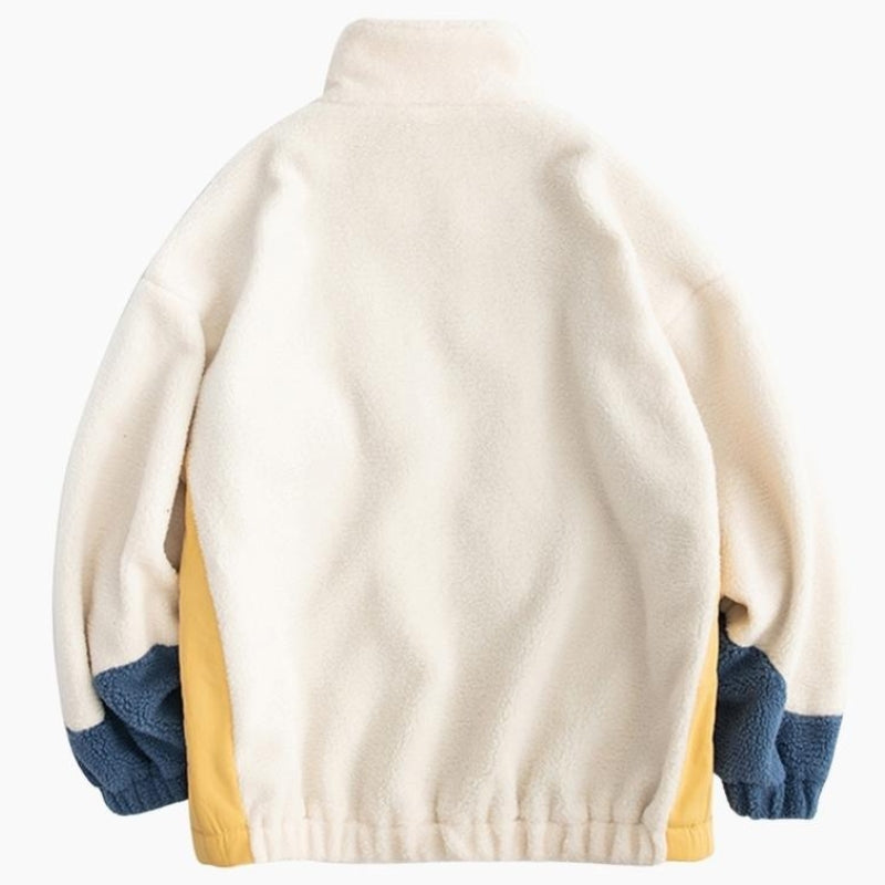 Veste en matière Pilou Pilou de couleur tricolore pour homme