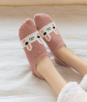 Chaussette Pilou Pilou lapin rose