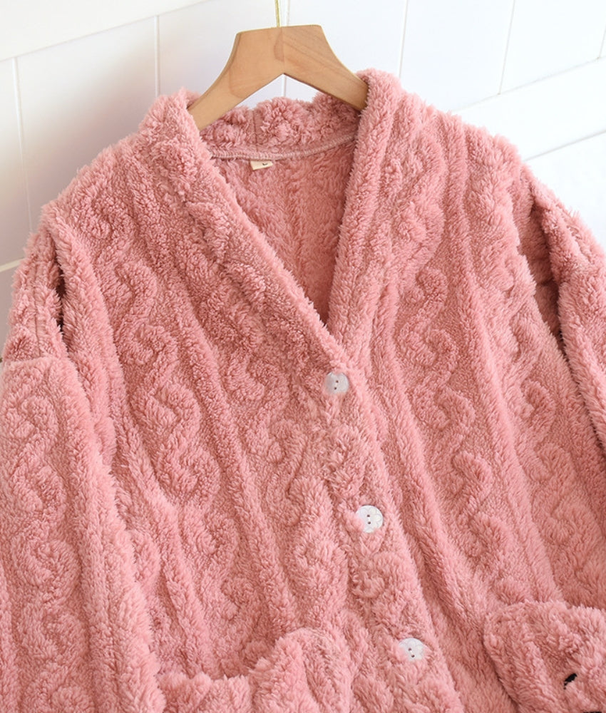 Ensemble pyjama polaire femme