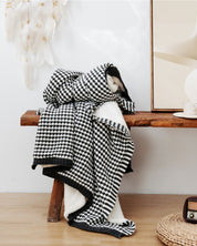 Plaid Pilou Pilou noir à carreaux