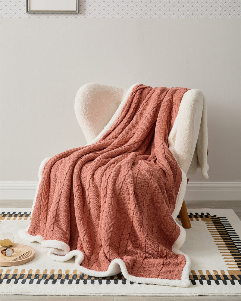 Plaid Pilou Pilou rouge pastel