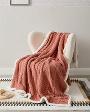Plaid Pilou Pilou rouge pastel