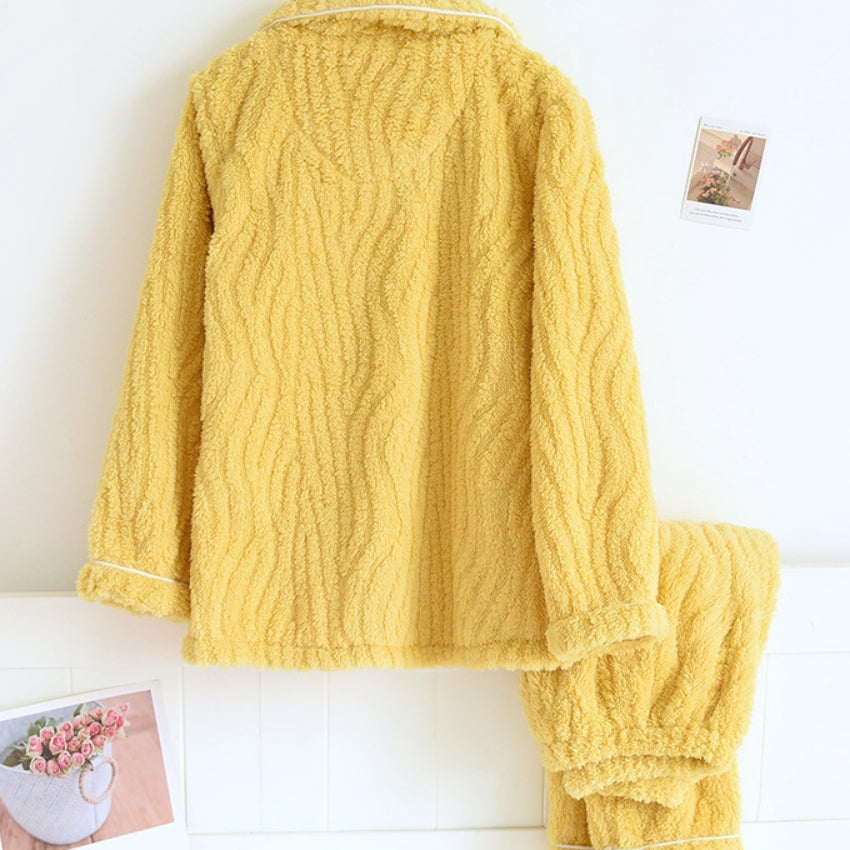 Pyjama jaune en Pilou